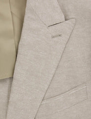 Luigi Borrelli Beige Solid Sportcoat - 40/50 - (DP6B23623R8)
