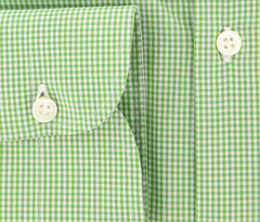 Luigi Borrelli Green Shirt - Extra Slim - 15.5/39 - (EV912GIOSUE)