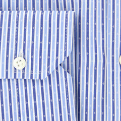 Luigi Borrelli Blue Striped Shirt - Extra Slim - (71LB3213) - Parent