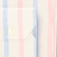 Luigi Borrelli Pink Striped Shirt - Extra Slim - (70LB936) - Parent