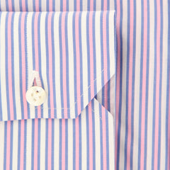 Luigi Borrelli Pink Striped Shirt - Extra Slim - (201803228) - Parent