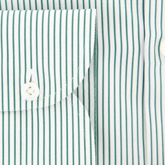 Luigi Borrelli Green Striped Shirt - (EV0628850STEFANO) - Parent