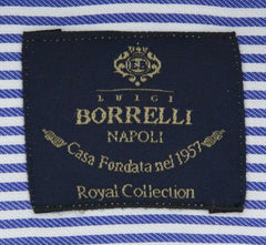 Luigi Borrelli Blue Shirt - Extra Slim - (EV06402373NANDO) - Parent