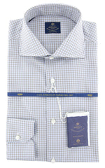 Luigi Borrelli Brown Shirt - Extra Slim - 15.5/39 - (EV06RC504162)