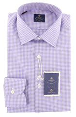 Luigi Borrelli Purple Shirt - Extra Slim - 17.5/44 - (EV06RC54080)