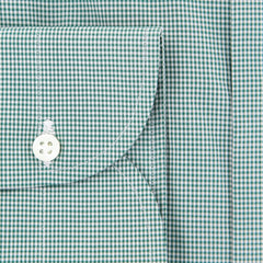 Luigi Borrelli Green Micro-Check Shirt - Extra Slim - (2018032211) - Parent