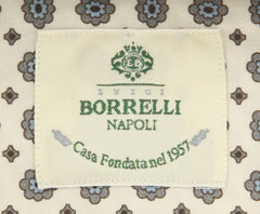 Luigi Borrelli Cream Foulard Shirt - Extra Slim - (EV181512SE31STPT1) - Parent