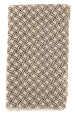 Luigi Borrelli Brown Foulard Long Scarf - 78" x 26" - (FB70FI120231)