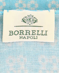Luigi Borrelli Light Blue Foulard Long Scarf - 26" x 76" - (FI120245)