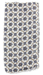 Luigi Borrelli Beige Floral Long Scarf - 26" x 76" - (FI120301)