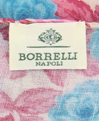 Luigi Borrelli Pink Floral Long Scarf - 26" x 76" - (FI120343)