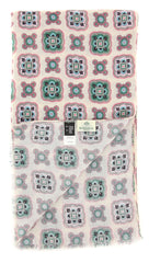 Luigi Borrelli Beige Floral Long Scarf - 26" x 76" - (FI120354)