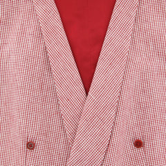 Luigi Borrelli Red Wool Micro-Houndstooth Vest - (LBVEST170240) - Parent