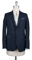 Luigi Borrelli Blue Linen Blend Sportcoat - 36/46 - (LBSPT169370)