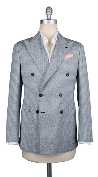 Luigi Borrelli Light Blue Wool Blend Sportcoat - (LBSPT174971) - Parent