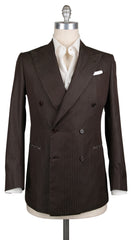Luigi Borrelli Brown Wool Striped Sportcoat - (LBSPT512502339) - Parent