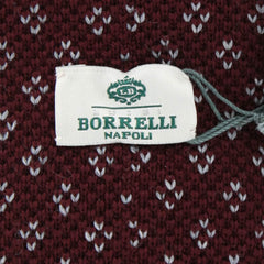 Luigi Borrelli Burgundy Red Fancy Tie - 2.5" x 58" - (MD60TI12161)
