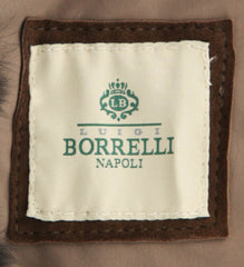 Luigi Borrelli Brown Jacket - Size 40 (US) / 50 (EU) - (OW01101G00160X3)