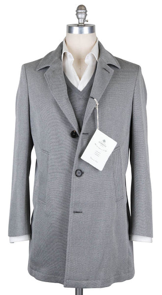 Luigi Borrelli Light Gray Coat - Size M (US) / 50 (EU) - (OW01115G00530X2)