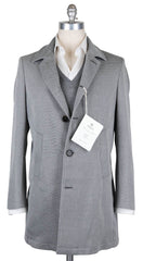 Luigi Borrelli Light Gray Coat - Size M (US) / 50 (EU) - (OW01115G00530X2)