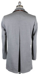 Luigi Borrelli Light Gray Coat - Size M (US) / 50 (EU) - (OW01115G00530X2)