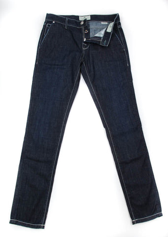 Luigi Borrelli Denim Blue Jeans - Super Slim - 31 US / 47 EU