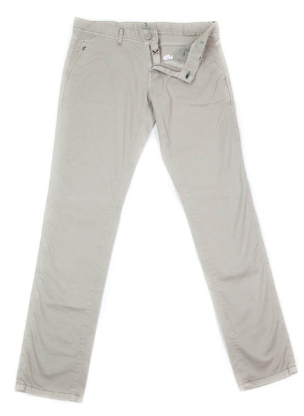 Luigi Borrelli Beige Solid Pants - Super Slim - 35/51 - (PAR29310523)