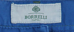 Luigi Borrelli Blue Solid Pants - Super Slim - 31/47 - (PAR29310551)