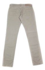 Luigi Borrelli Beige Solid Pants - Super Slim - 35/51 - (PAR40510523)
