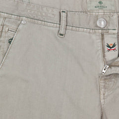 Luigi Borrelli Beige Solid Pants - Super Slim - 35/51 - (PAR40510523)