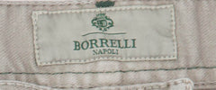 Luigi Borrelli Beige Solid Pants - Super Slim - 35/51 - (PAR40510523)