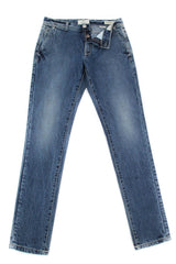 Luigi Borrelli Denim Blue Jeans - Super Slim - 33/49 - (PARJ0084C)