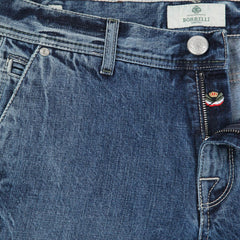 Luigi Borrelli Denim Blue Jeans - Super Slim - 33/49 - (PARJ0084C)