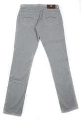 Luigi Borrelli Gray Solid Pants - Super Slim - 33/49 - (PARJ01430)