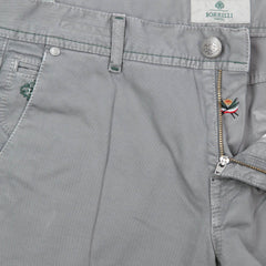 Luigi Borrelli Gray Solid Pants - Super Slim - 33/49 - (PARJ01430)