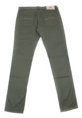 Luigi Borrelli Olive Green Pants - Super Slim - 31/47 - (PARCOTOGRN)