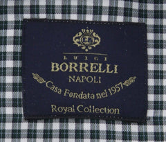 Luigi Borrelli Dark Green Plaid Cotton Shirt - Extra Slim - (2R) - Parent