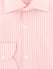 Luigi Borrelli Pink Striped Shirt - Slim - (LBSHRTPNKR1STR) - Parent