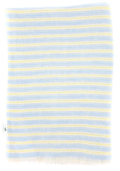 Luigi Borrelli Light Blue Striped Long Scarf - 56" x 27" - (LBSS12124)