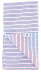 Luigi Borrelli Blue Striped Long Scarf - 66" x 27" - (LBSS12192)