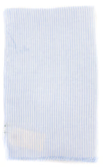 Luigi Borrelli Light Blue Striped Long Scarf - 78" x 27" - (LBSS12193)