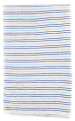 Luigi Borrelli Blue Striped Long Scarf - 68" x 27" - (LBSS1279)
