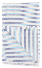 Luigi Borrelli Blue Striped Long Scarf - 68" x 27" - (LBSS1279)
