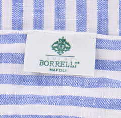 Luigi Borrelli Blue Striped Long Scarf - 74" x 27" - (LBSS1286)