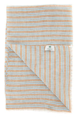Luigi Borrelli Brown Striped Long Scarf - 58" x 27" - (LBSS12217)