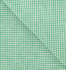 Luigi Borrelli Green Micro-Check Long Scarf - 53" x 27" - (LBSS1242)
