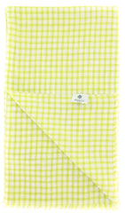 Luigi Borrelli Green Check Long Scarf - 58" x 27" - (LBSS1237)