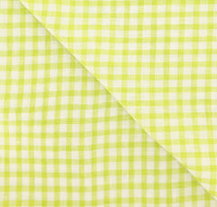 Luigi Borrelli Green Check Long Scarf - 58" x 27" - (LBSS1237)