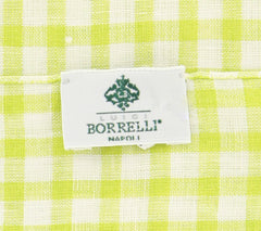 Luigi Borrelli Green Check Long Scarf - 58" x 27" - (LBSS1237)
