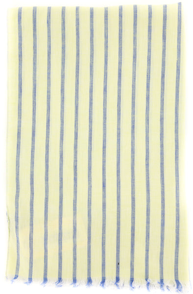 Luigi Borrelli Green Striped Long Scarf - 54" x 27" - (LBSS12164)